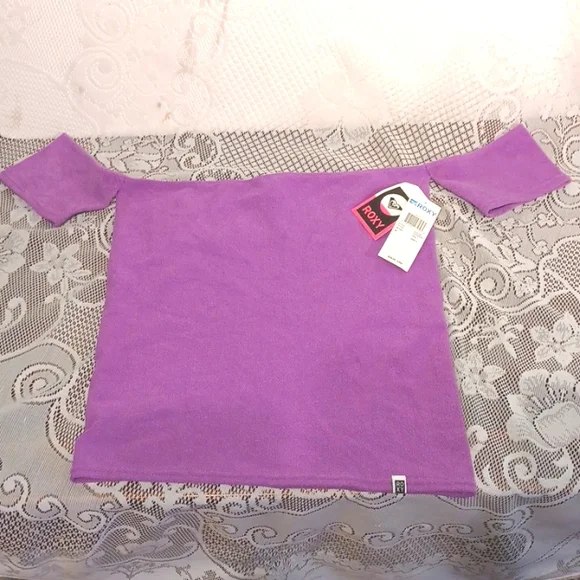 NEW! Roxy M/L Purple Top 6312 - Picture 1 of 7